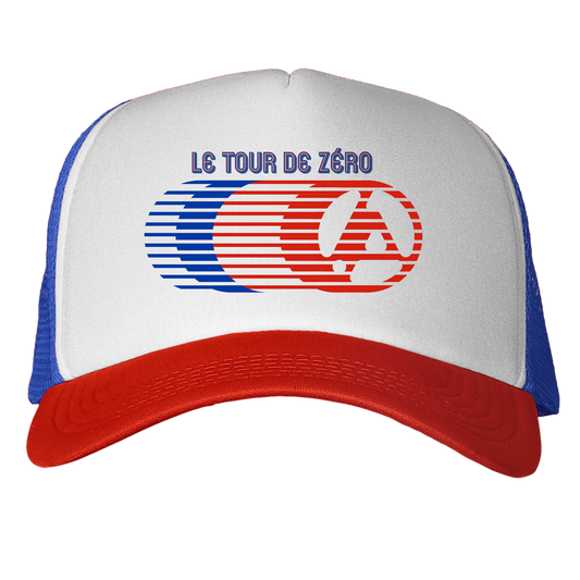 Le Tour De Zero Red/Blue Trucker Hat