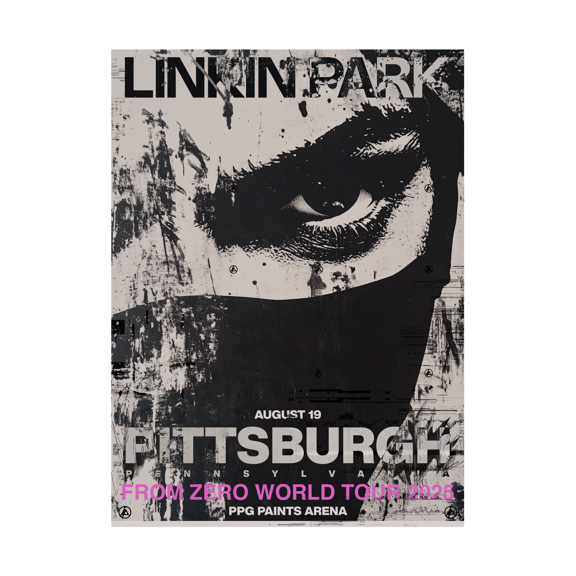 FZ 2025 Tour Pittsburgh Poster (Aug 19th) - PJ Richardson – Linkin