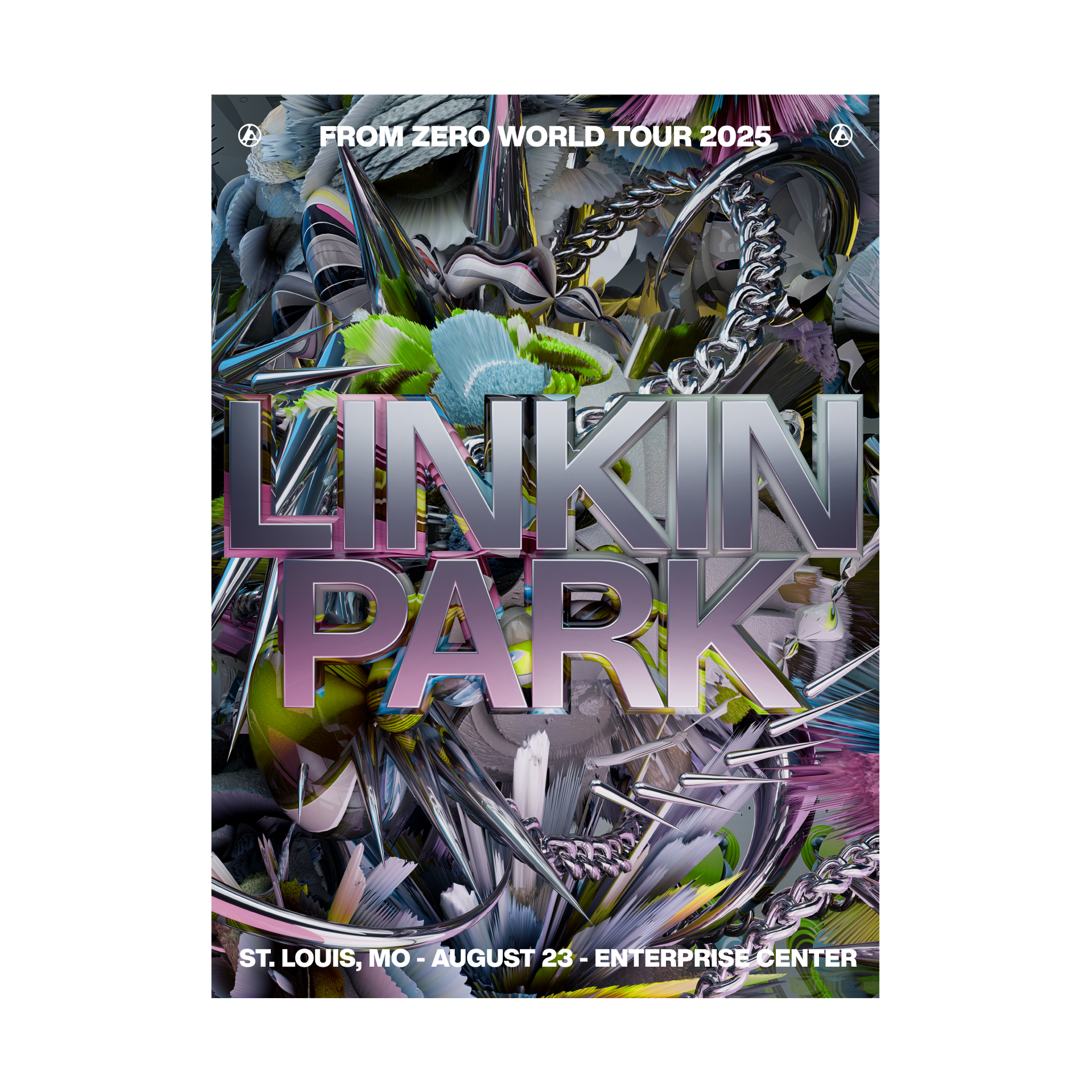 FZ 2025 Tour St. Louis Poster (Aug 23rd) - PJ Richardson – Linkin