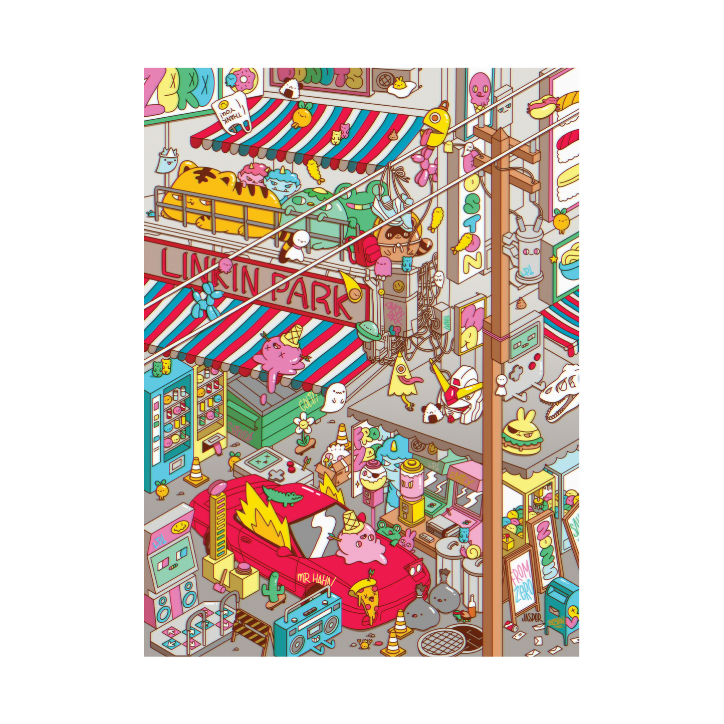 FZ 2025 Tour Boston Poster (July 31st)  - Jasper Wong