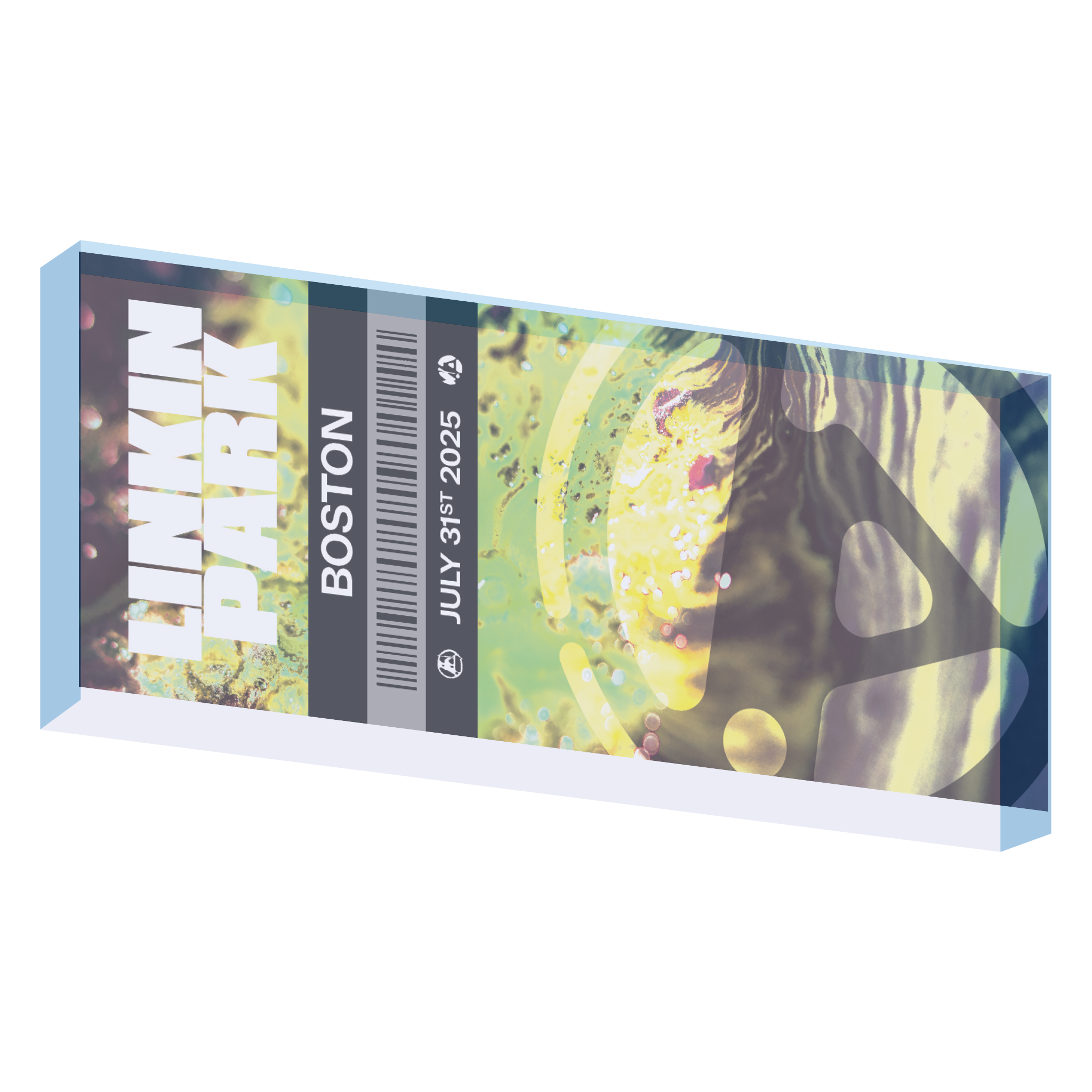 From Zero Commemorative Ticket Magnet Boston (July 31st) – Linkin Park ...