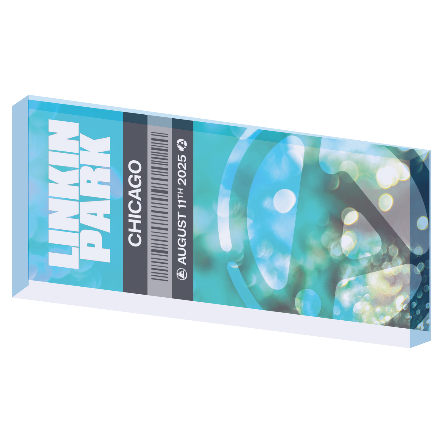 LP FZ CHICAGO COMMEMORATIVE TICKET MAGNET (Aug 11th)