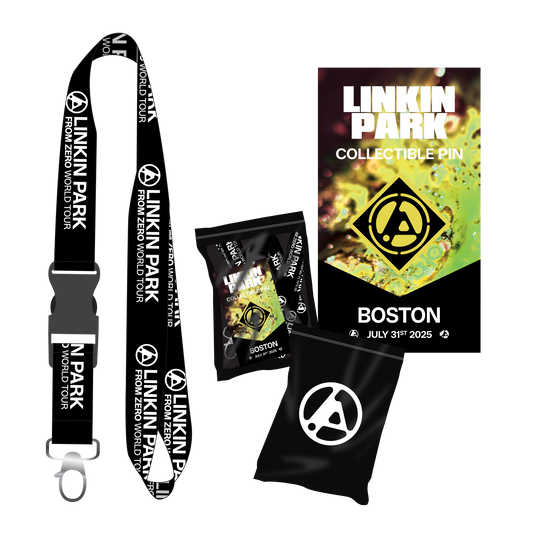LP FZ Boston Enamel Pin + Black Lanyard Bundle Pack (July 31st)