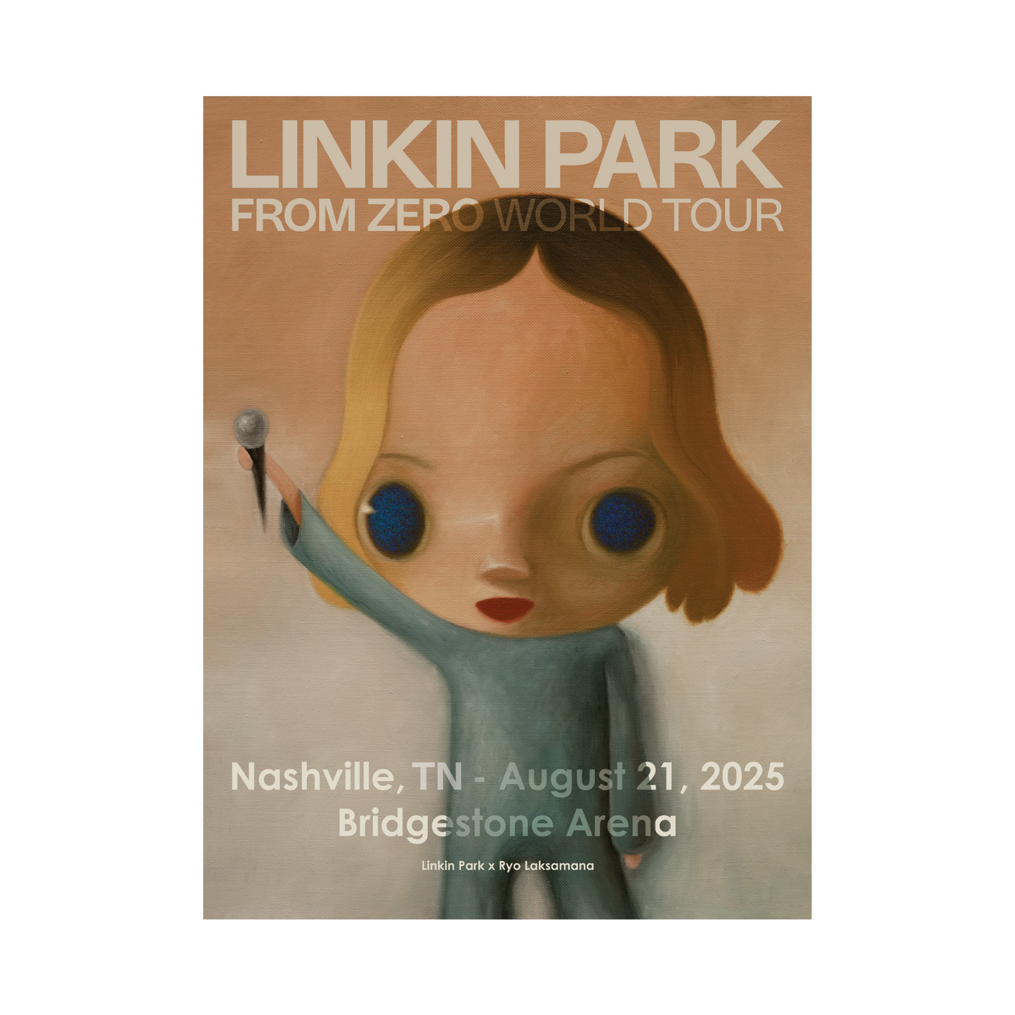 FZ 2025 Tour Nashville Poster (Aug 21st) - Ryo Laksamana