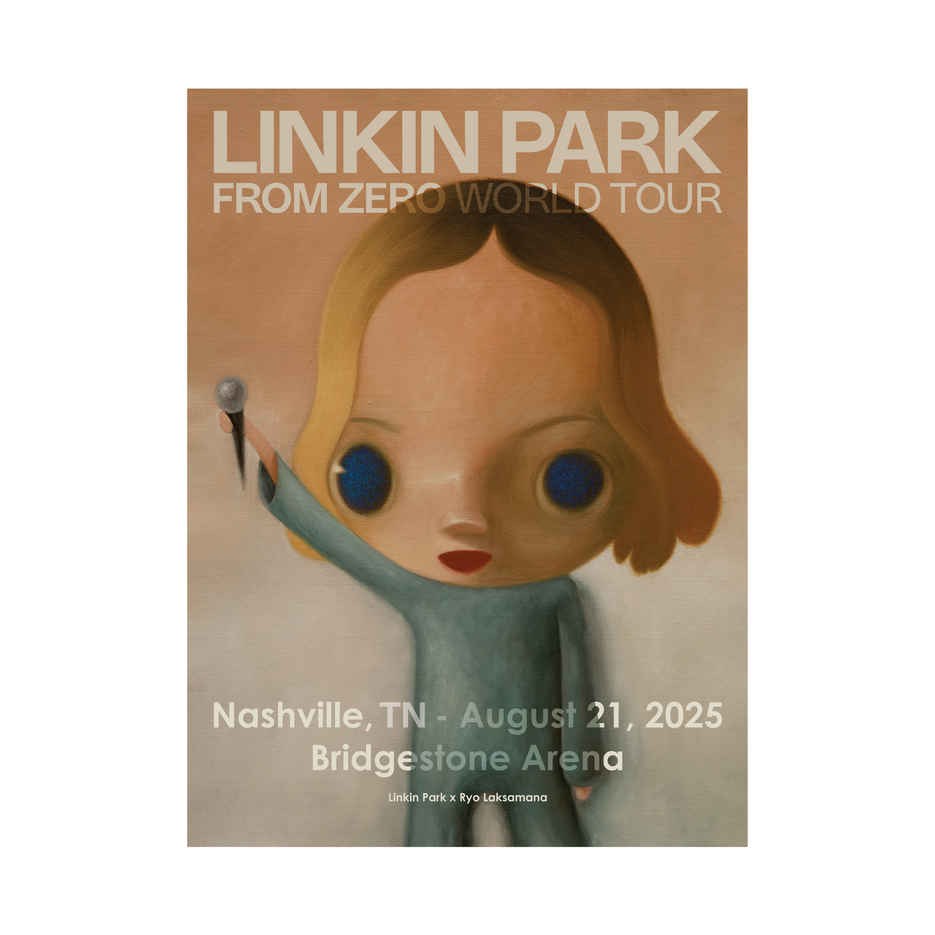 FZ 2025 Tour Nashville Poster (Aug 21st) - Ryo Laksamana