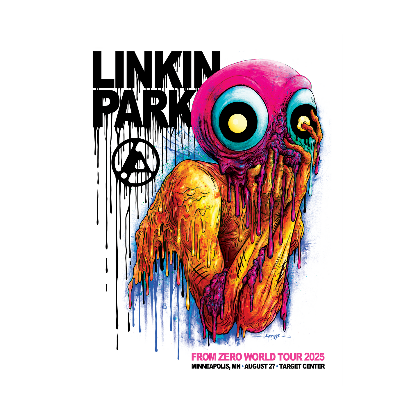 FZ 2025 Tour Minneapolis Poster (Aug 27th) - Alex Pardee