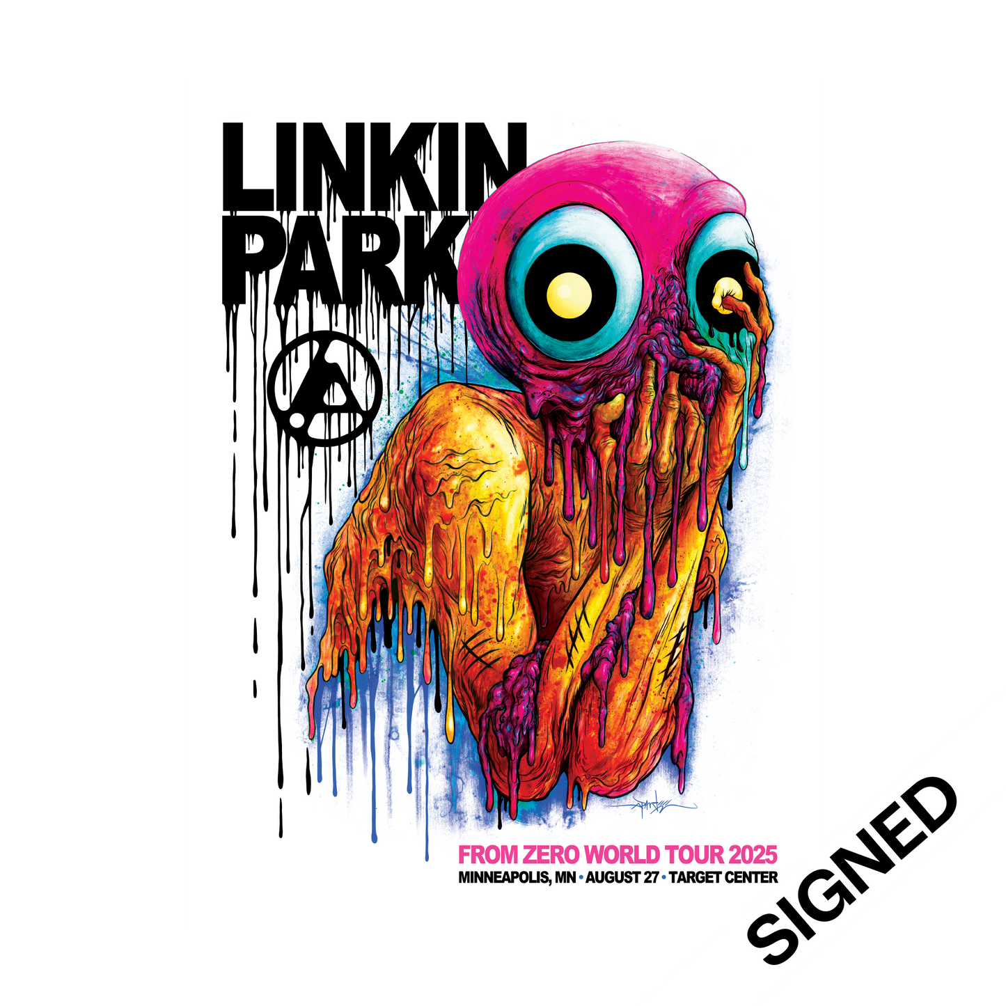 FZ 2025 Tour Minneapolis SIGNED Poster (Aug 27th) - Alex Pardee