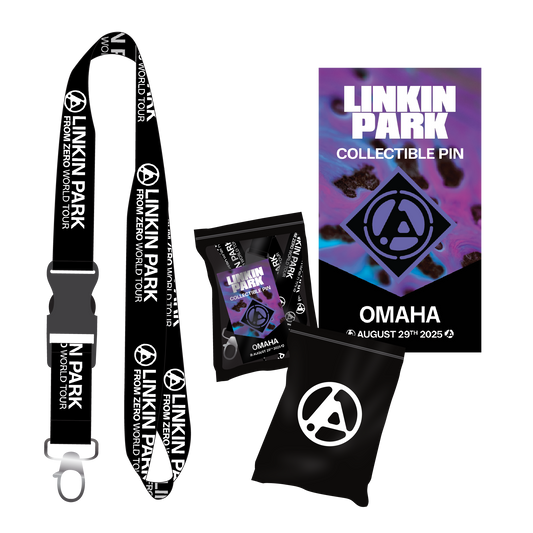LP FZ OMAHA ENAMEL PIN + BLACK LANYARD BUNDLE PACK (Aug 29th)