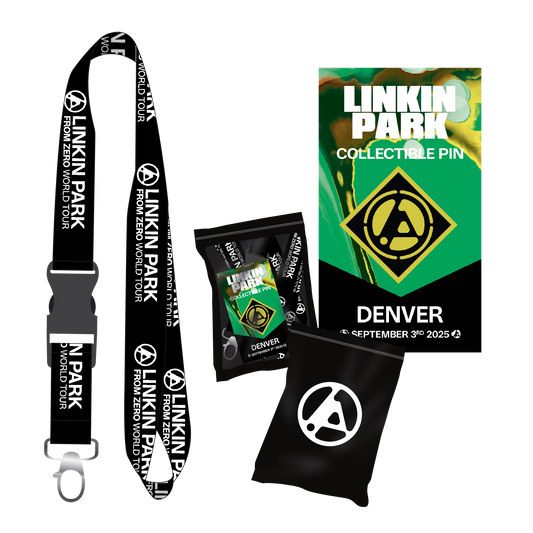 LP FZ DENVER ENAMEL PIN + BLACK LANYARD BUNDLE PACK (Sep 3rd)