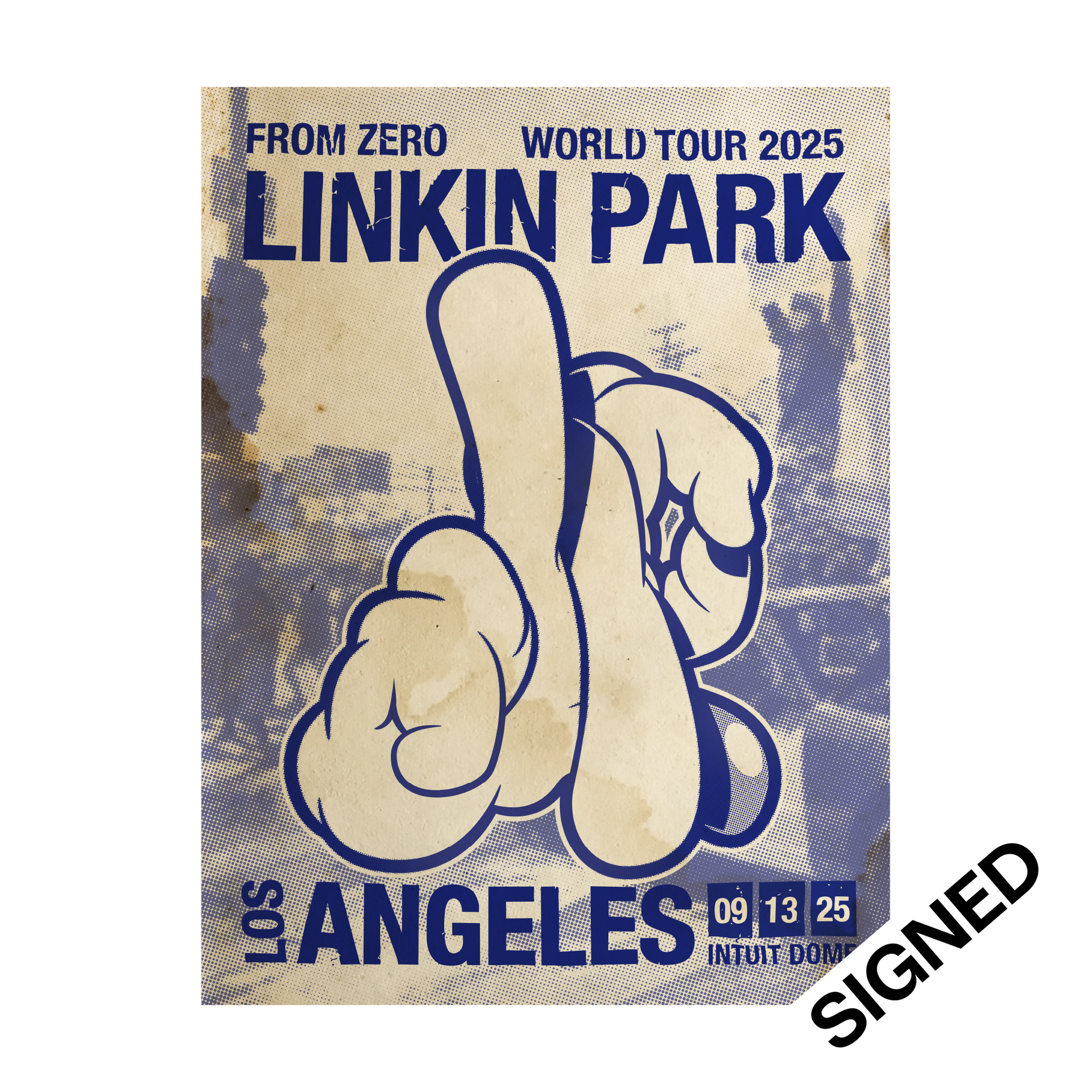 FZ 2025 Tour Los Angeles SIGNED Poster (Sep 13th) - OG SLICK