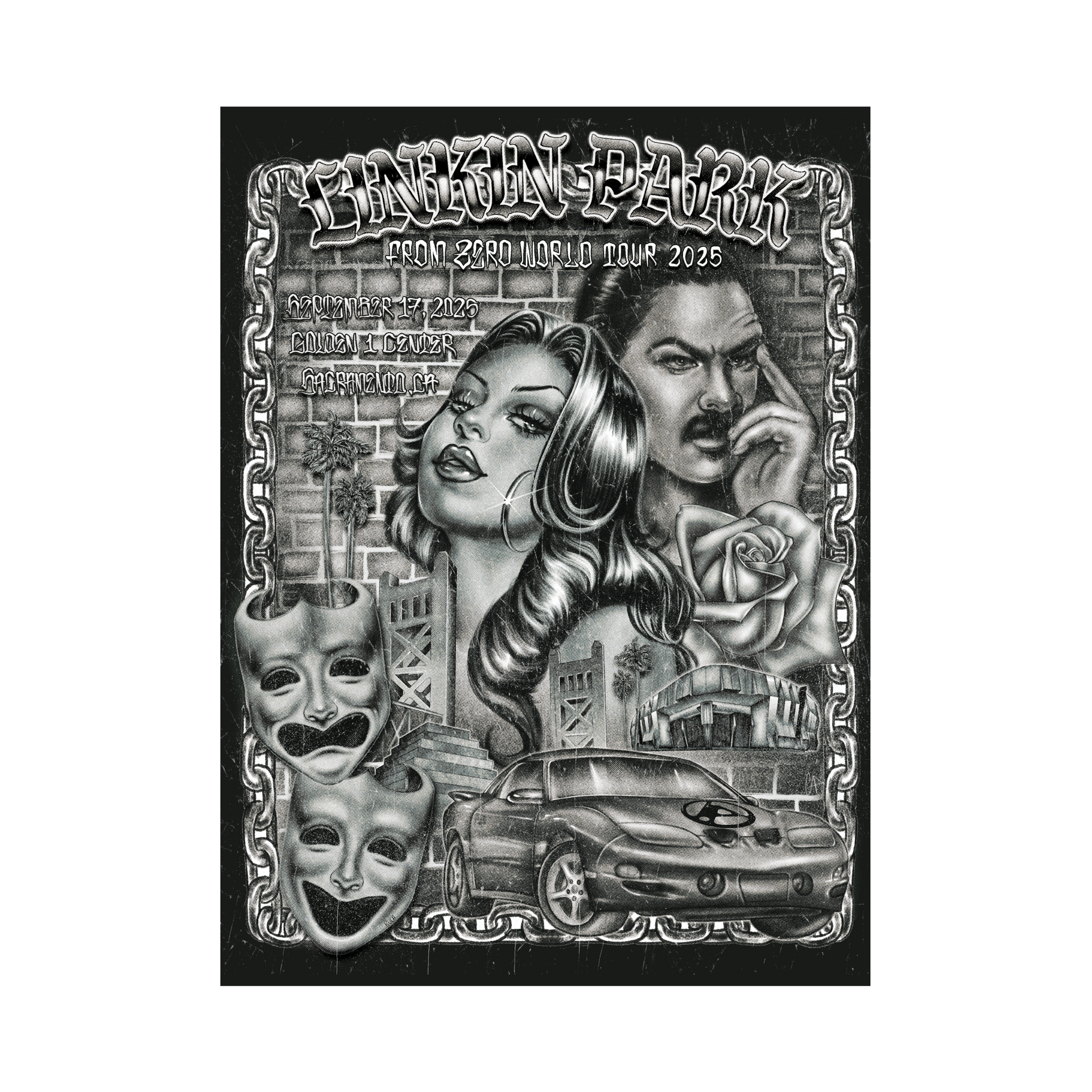 FZ 2025 Tour Sacramento Poster (Sep 17th) - Cecelia Perez