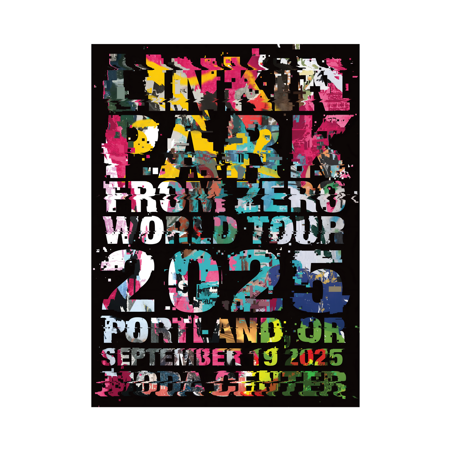 FZ 2025 Tour Portland Poster (Sep 19th) - ASKEW ONE