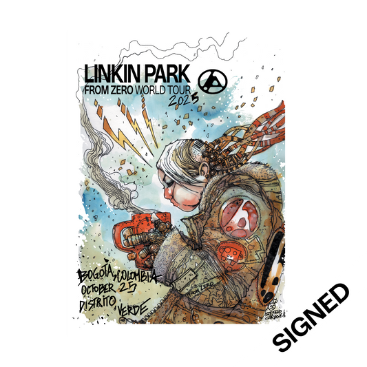 FZ 2025 Tour Bogota SIGNED Poster (Oct 25th) - Stefano Cardoselli
