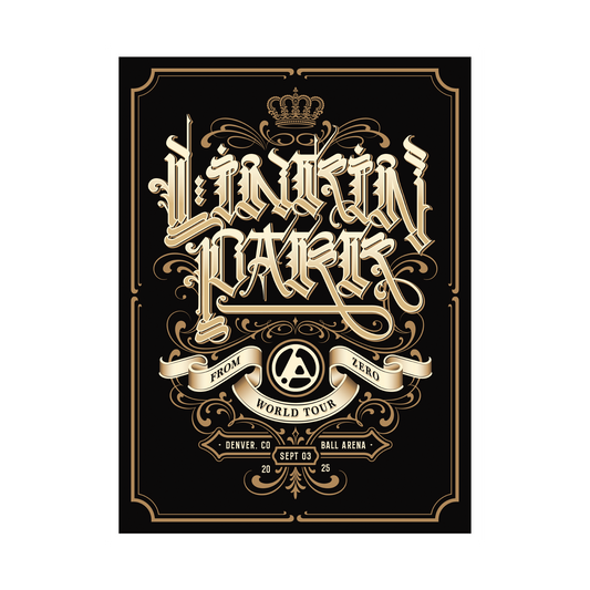 FZ 2025 Tour Denver Poster (Sep 3rd) - CRYPTIK