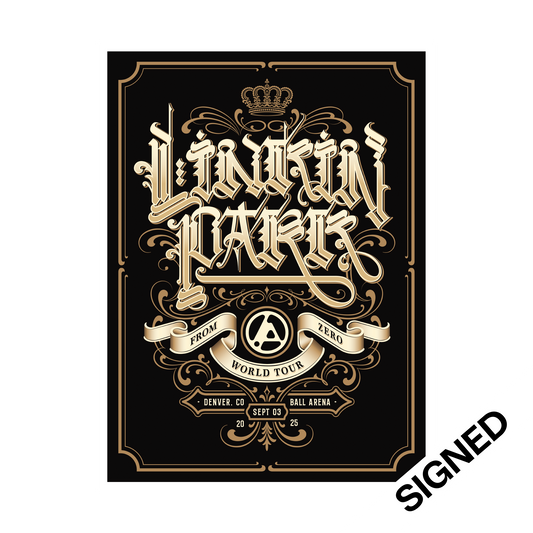 FZ 2025 Tour Denver SIGNED Poster (Sep 3rd) - CRYPTIK
