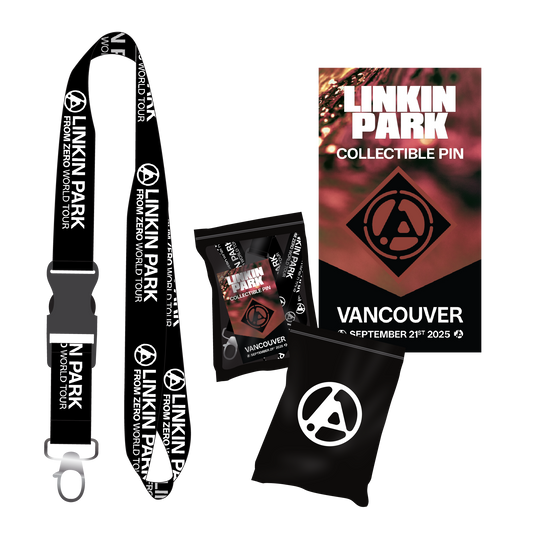 LP FZ VANCOUVER ENAMEL PIN + BLACK LANYARD BUNDLE PACK (Sep 21st)