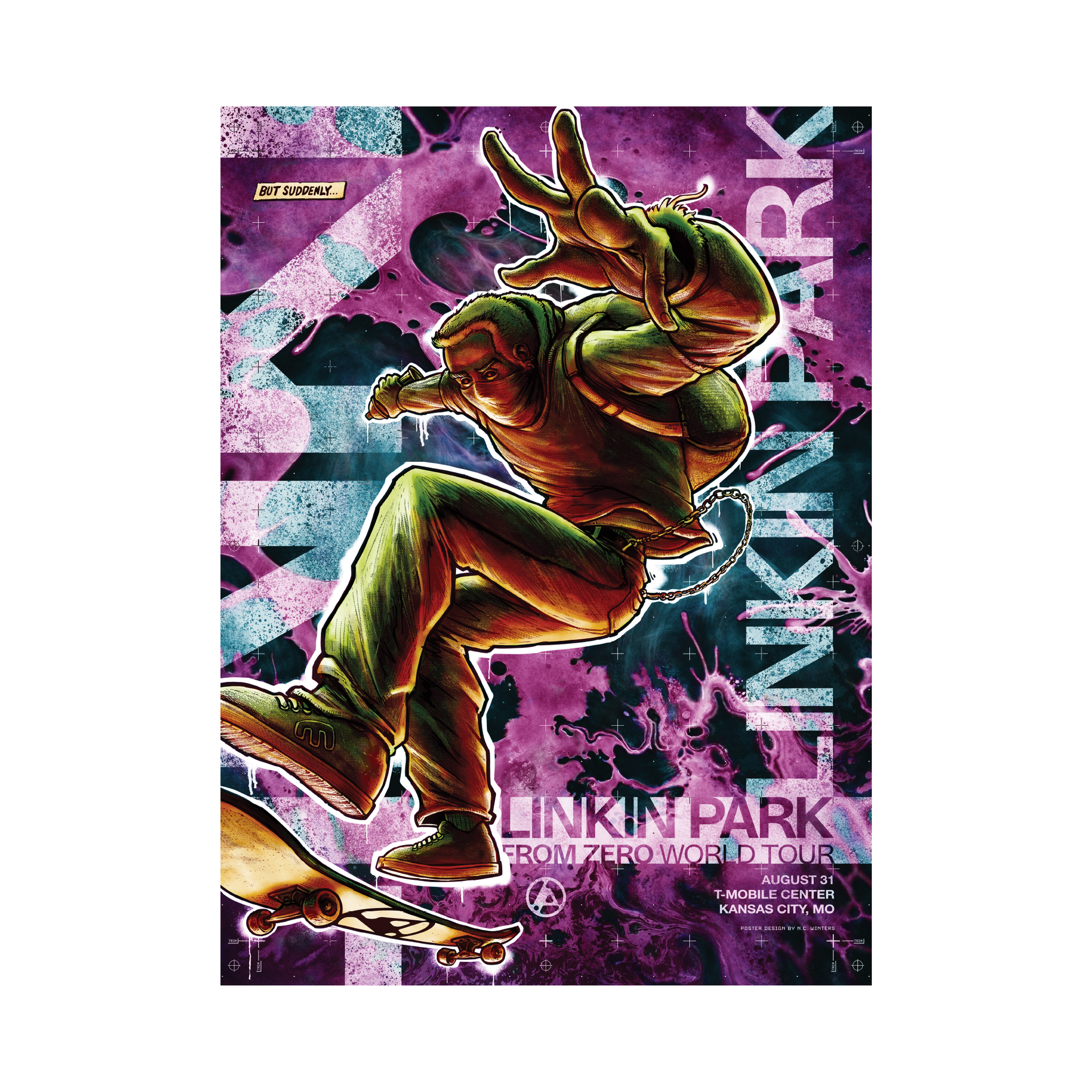 FZ 2025 Tour Kansas City Poster (Aug 31st) - NC Winters – Linkin