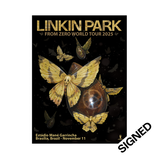 FZ 2025 Tour Brasilia SIGNED Poster (Nov 11th) - Greg "Craola" Simkins