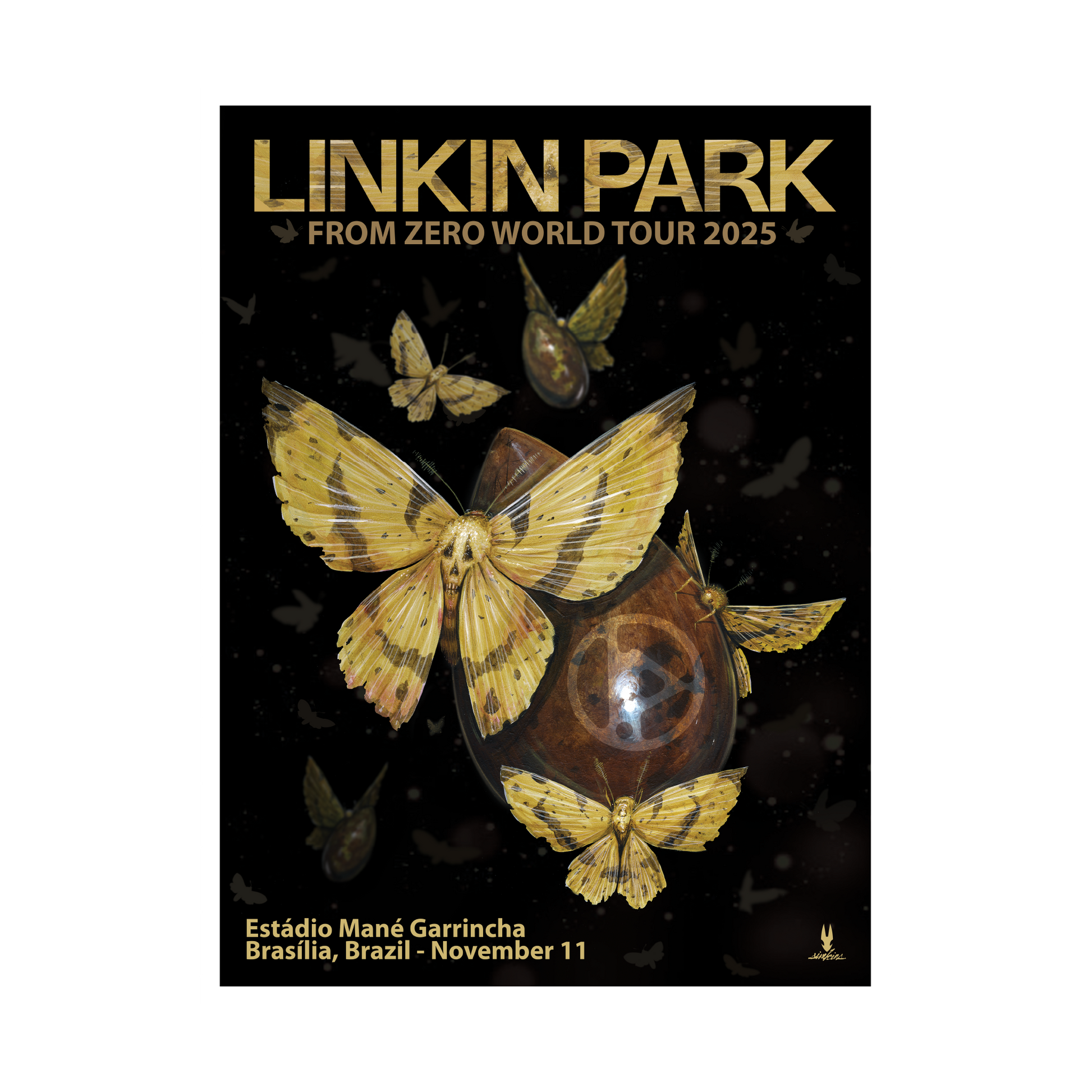 FZ 2025 Tour Brasilia Poster (Nov 11th) - Greg FZ 2025 Tour Brasilia Poster (Nov 11th) - Greg