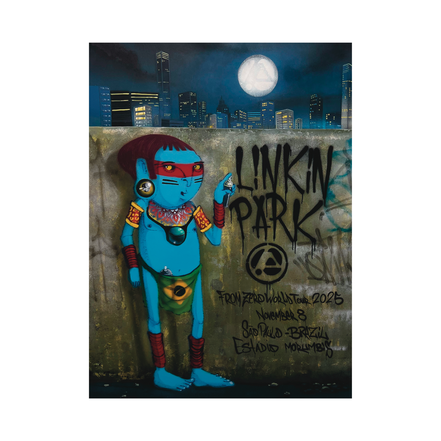 FZ 2025 Tour Sao Paulo Poster #2 (Nov 8th) - Cranio