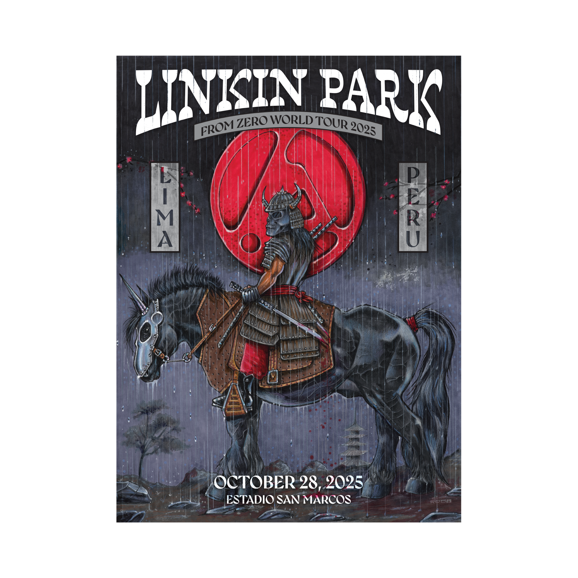 FZ 2025 Tour Lima Poster (Oct 28th) - Tom Robb – Linkin Park Store FZ 2025 Tour Lima Poster (Oct 28th) - Tom Robb – Linkin Park Store