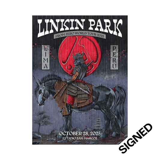 FZ 2025 Tour Lima SIGNED Poster (Oct 28th) - Tom Robb