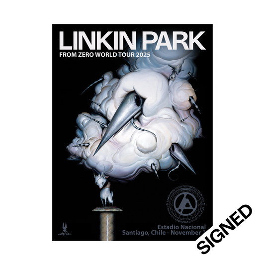 FZ 2025 Tour Santiago SIGNED Poster (Nov 2nd) - Greg "Craola" Simkins