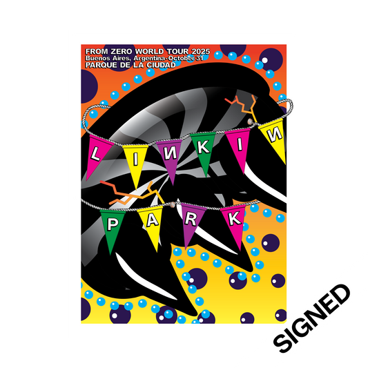 FZ 2025 Tour Buenos Aires SIGNED Poster (Oct 31st) - Claudia "Claw Money" Gold