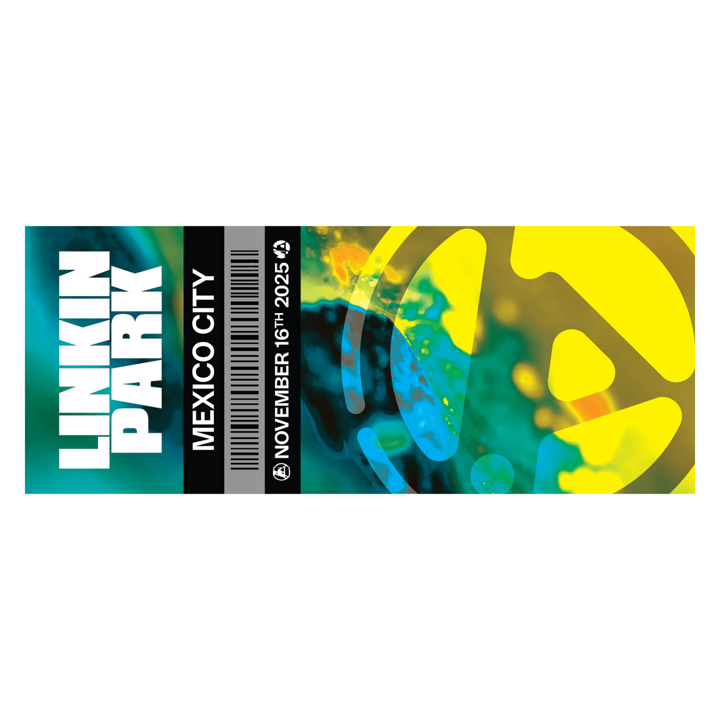 Mexico City Commemorative Ticket Magnet (Nov 16th)