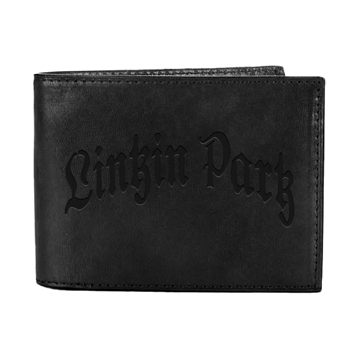 Embossed Black Leather Wallet – Linkin Park Store
