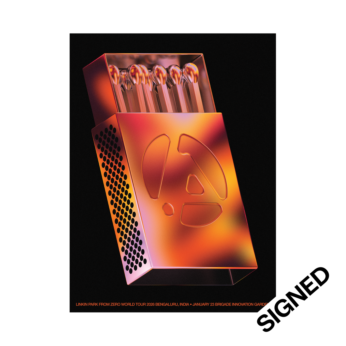 FZ 2026 Tour Bengaluru SIGNED Poster (Jan 23rd) - Karan Singh