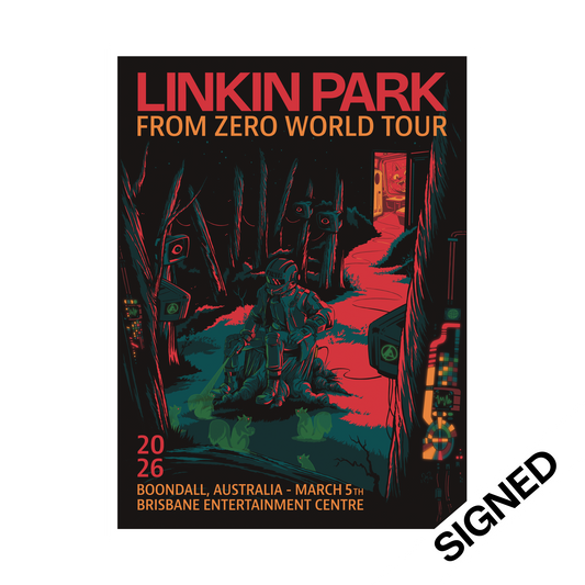 FZ 2026 Tour Boondall #2 SIGNED Poster (Mar 5th) - Jeff McMillan