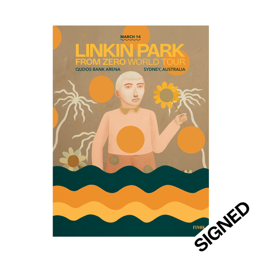 FZ 2026 Tour Sydney #1 SIGNED Poster (Mar 14th) - Raphael Sagarra (Finok)