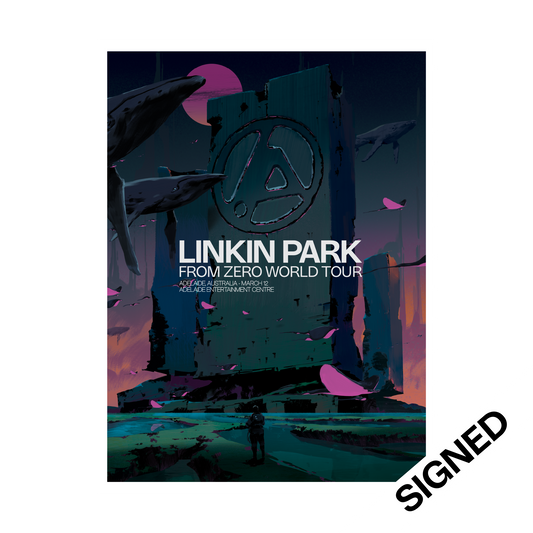 FZ 2026 Tour Adelaide SIGNED Poster (Mar 12th) - James Paick