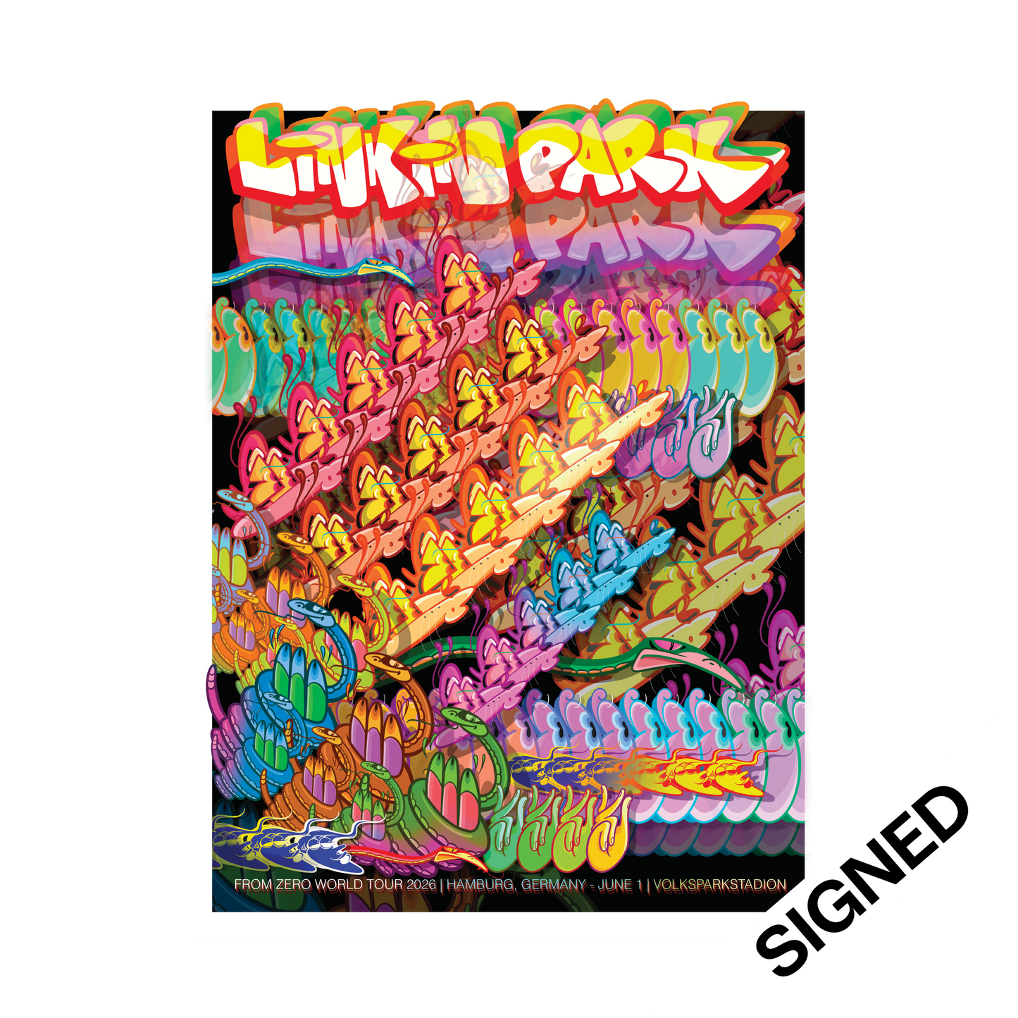 FZ 2026 Tour Hamburg Signed Poster (June 1st) - RIME