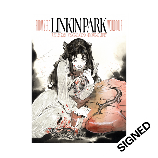 FZ 2026 Tour  Florence Signed Poster (June 26th) - Peach Momoko