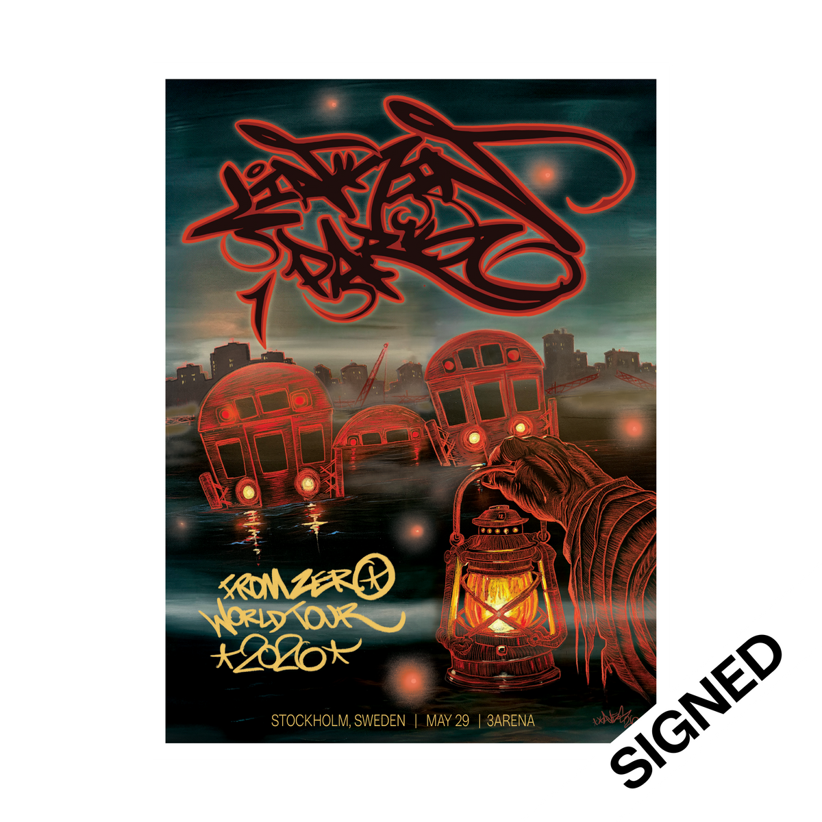 FZ 2026 Tour Stockholm Signed Poster (May 29th) - KAVES – Linkin