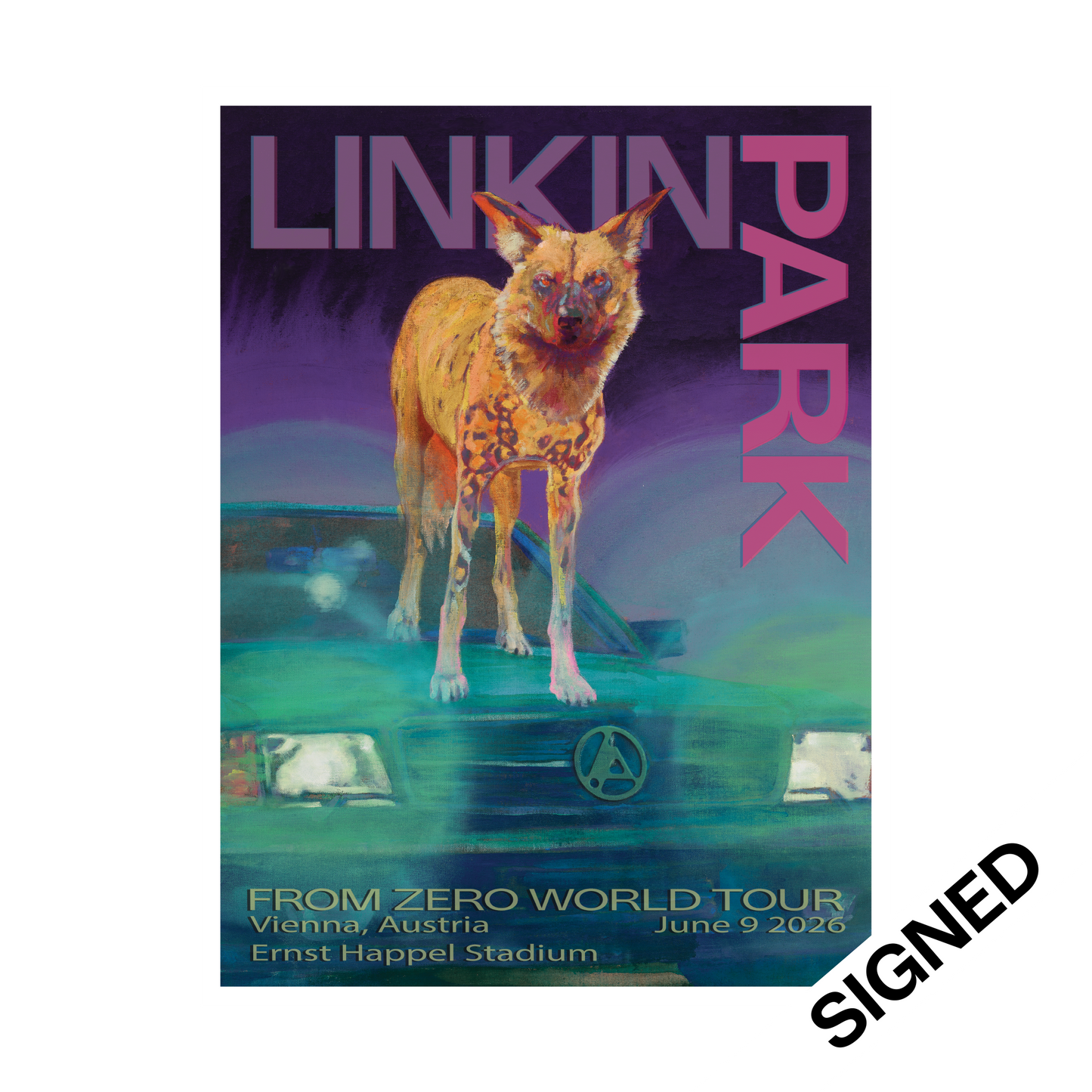 FZ 2026 Tour Vienna Signed Poster (June 9th) - Sage Vaughn
