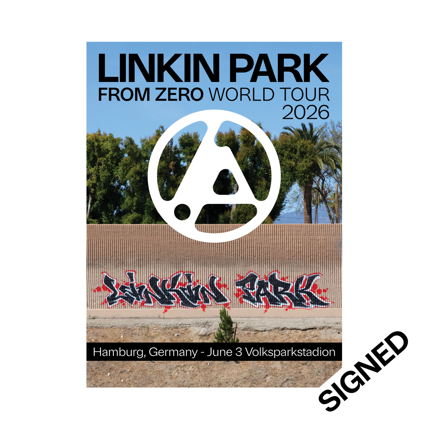 FZ 2026 Tour Hamburg Signed Poster (June 3rd) - RISK