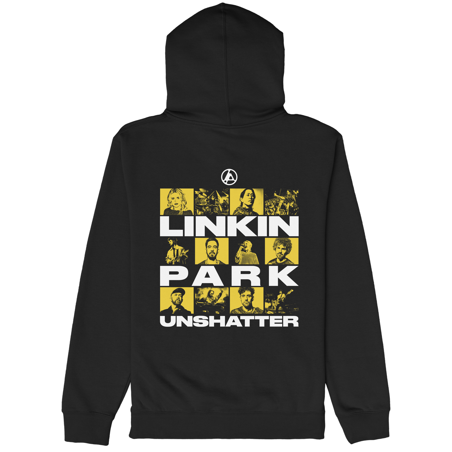 UNSHATTER Black Zip Hoodie