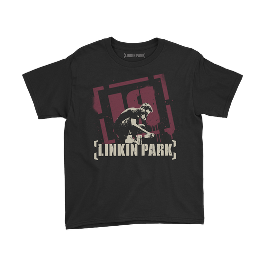 Vintage Meteora Spray Youth Black Tee