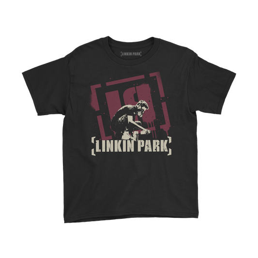 Vintage Meteora Spray Youth Black Tee