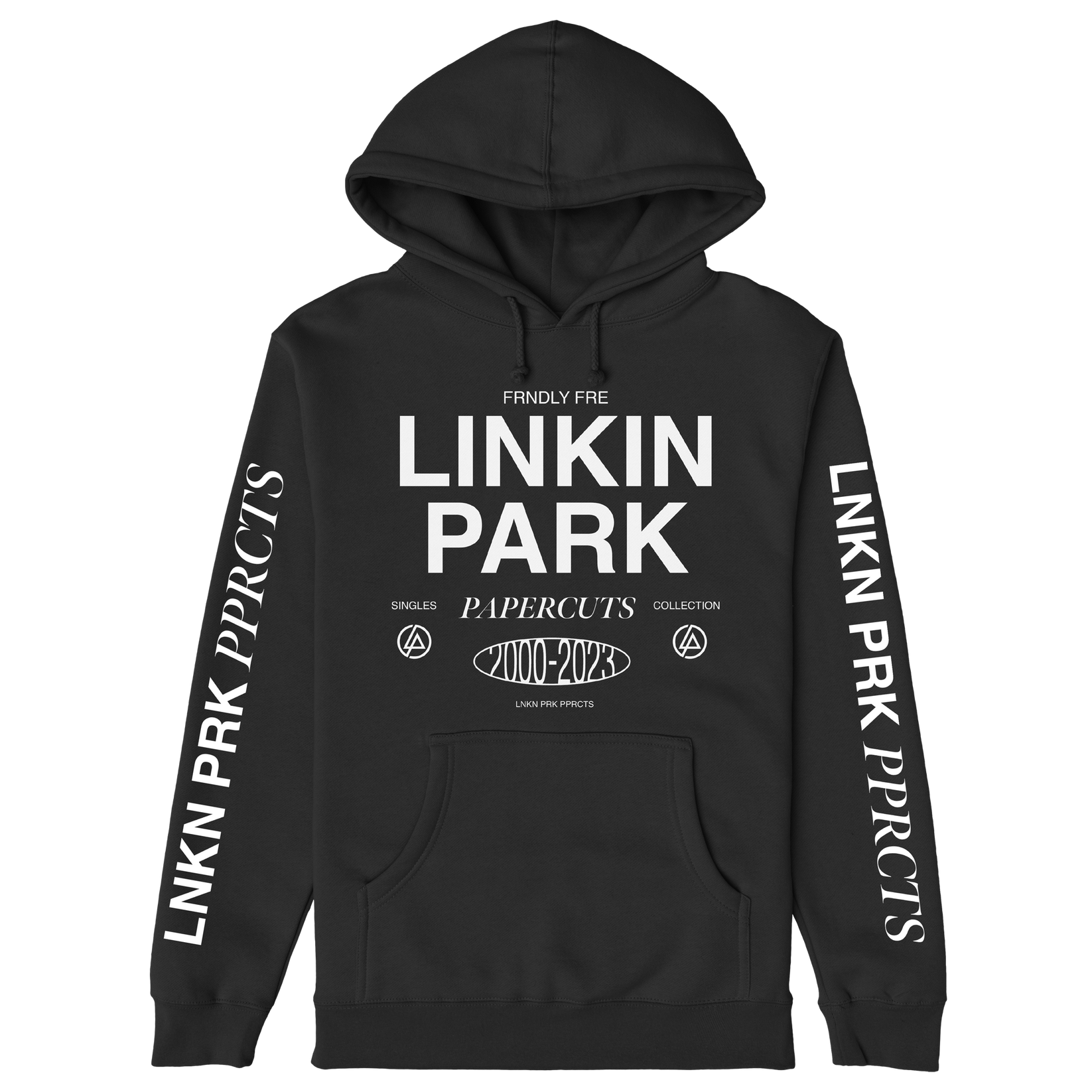 Papercuts Singles Collection Black Hoodie Linkin Park Store