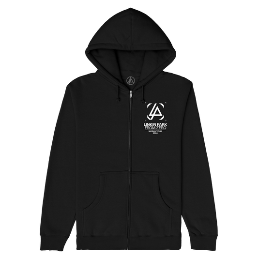 From Zero Black Tour Zip Hoodie
