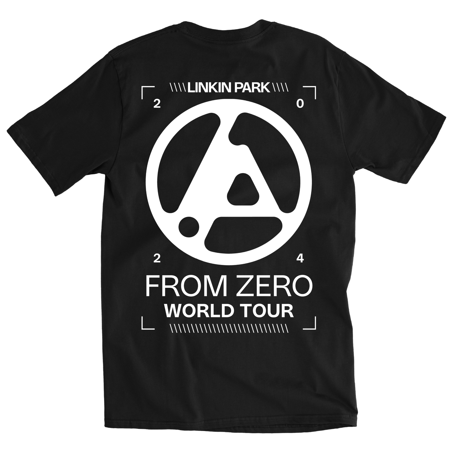 LINKIN PARK FROM ZERO WORLD TOUR Tシャツ XL From Zero World Tour 2024 Black Tee – Linkin Park Store