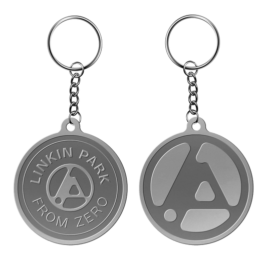 FROM ZERO PEWTER KEYCHAIN