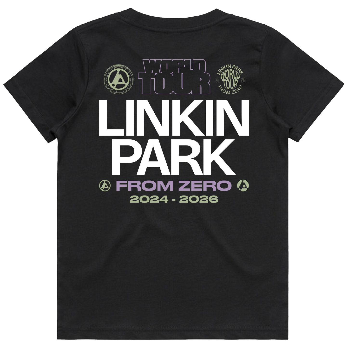 Official FZ World Tour Black Youth Tour Tee