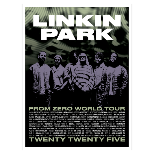 From Zero 2025 Tour Poster (Mexico)