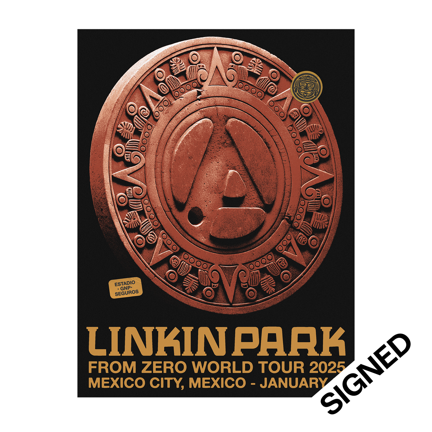 FZ 2025 Tour Mexico City SIGNED Poster (Jan 31st) - Paul FZ 2025 Tour Mexico City SIGNED Poster (Jan 31st) - Paul