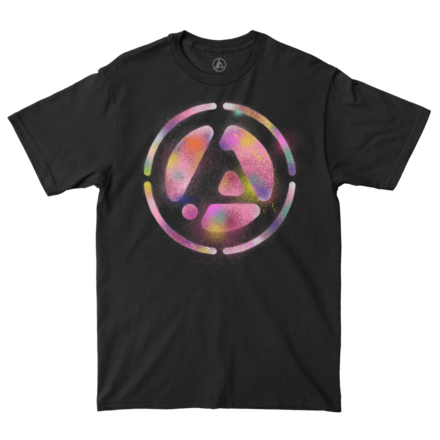 Joe's Spray Logo Black Tee